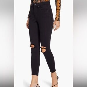 Topshop Jamie Ripped Knees Jeans